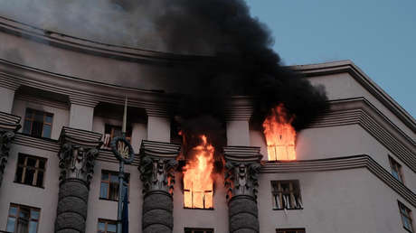 Rusia niega haber atacado el edificio del Gobierno de Ucrania en Kiev