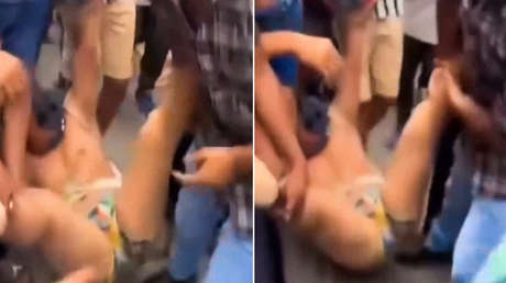 Publican un fuerte video del supuesto ministro de Finanzas nepalí arrastrado por una turba en la calle