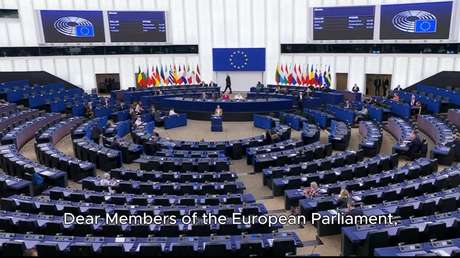 Kallas habla ante una sala casi vacía sobre los gastos de la UE en Ucrania