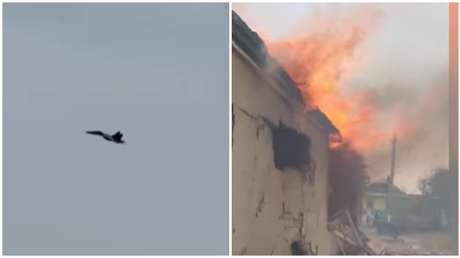 VIDEOS: Сaza ucraniano destruye una vivienda de civiles en Ucrania