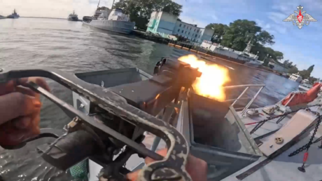 VIDEO: La Flota rusa del Báltico repele un ataque de lanchas no tripuladas en el megasimulacro Západ-2025