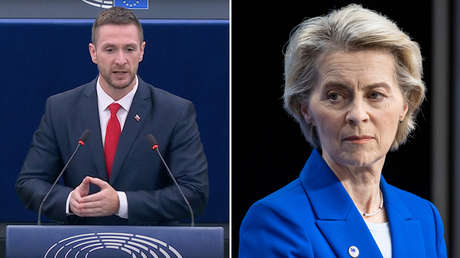 "¡Dimita! Ha destruido Europa": Eurodiputado se confronta a Von der Leyen