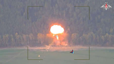 VIDEO: Drones suicidas rusos Guerán-2 arrasan un puesto de mando enemigo