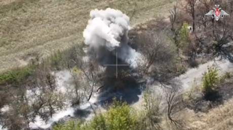 VIDEO: Drones rusos se lanzan en picado sobre posiciones ucranianas y las destruyen