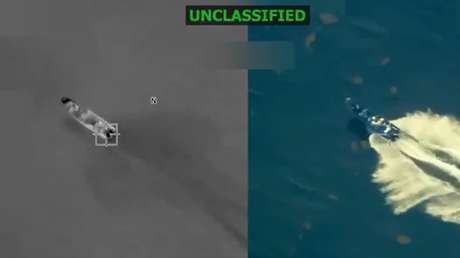 VIDEO: Trump muestra el ataque a otro barco que "traficaba narcóticos ilícitos"