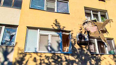 Ataque de drones en Bélgorod: varios heridos y ayuntamiento dañado (FOTOS)