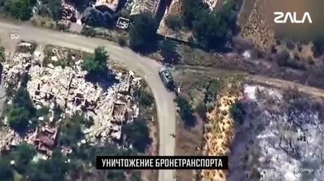 VIDEO: Drones rusos Lancet golpean todo tipo de objetivos ucranianos