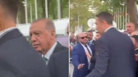 Policía de Nueva York detiene el auto de Erdogan para dejar pasar a la comitiva de Trump (VIDEO)