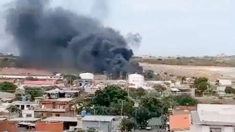 VIDEO: Se estrella un avión en un aeropuerto de Venezuela