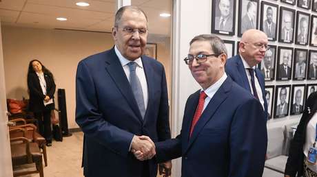 Lavrov se reúne con su homólogo cubano al margen de la Asamblea General de la ONU (VIDEO)