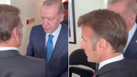 Erdogan se burla de Macron durante un breve encuentro en la ONU
