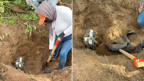 Hallan 61 bolsas con restos humanos en un "cementerio clandestino" en México