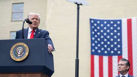 "¿Hay algo malo con eso?": Trump sobre reunión urgente de su secretario de Guerra con jefatura militar