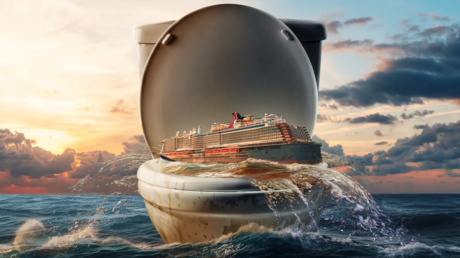 El crucero de lujo que terminó convertido en una 'isla' infecta en el Caribe