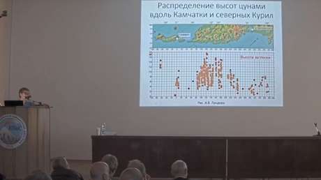VIDEO: Un sismo se produce en plena conferencia sobre tsunamis y la interlocutora continúa como si nada