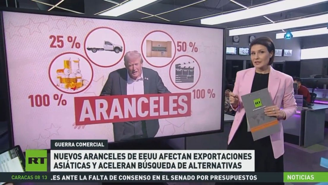 Nuevos aranceles de EE.UU. afectan exportaciones asiáticas y aceleran búsqueda de alternativas