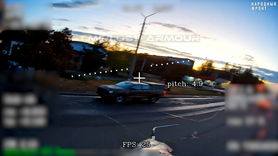 VIDEO: Dron ruso de fibra óptica impacta contra coche de las fuerzas ucranianas en una ciudad clave