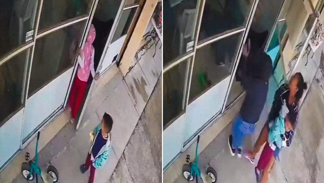 Raptan a dos niños frente a una universidad en México (VIDEO)