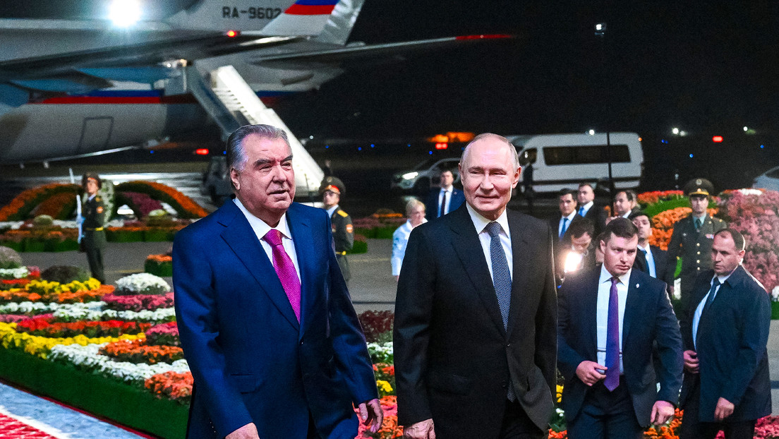 Putin llega a Tayikistán en visita oficial