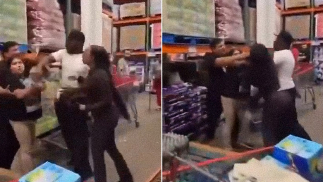 VIDEO: Violenta pelea por un carrito de la compra en una tienda de EE.UU.