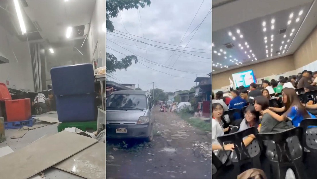 VIDEOS, FOTOS: Momentos del fuerte sismo en Filipinas