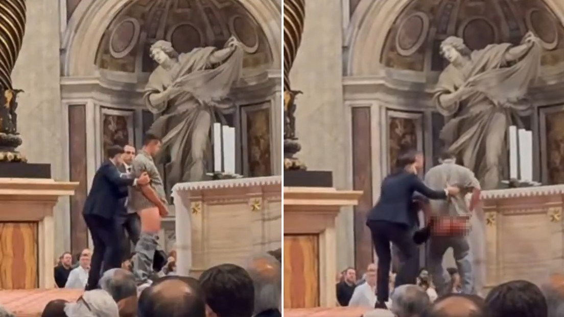 VIDEO: Un hombre orina en un altar de la basílica de San Pedro del Vaticano en plena misa