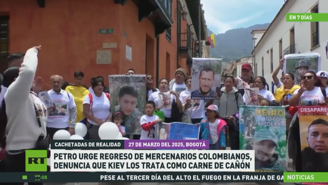 Petro urge el regreso de mercenarios colombianos y denuncia que Kiev los trata como carne de cañón