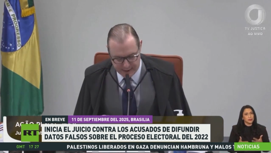 Inicia en Brasil el juicio contra los acusados de difundir datos falsos sobre el proceso electoral de 2022