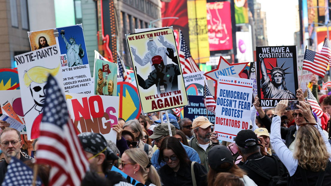 'No Kings': Protestas anti-Trump a gran escala tienen lugar en EE.UU.