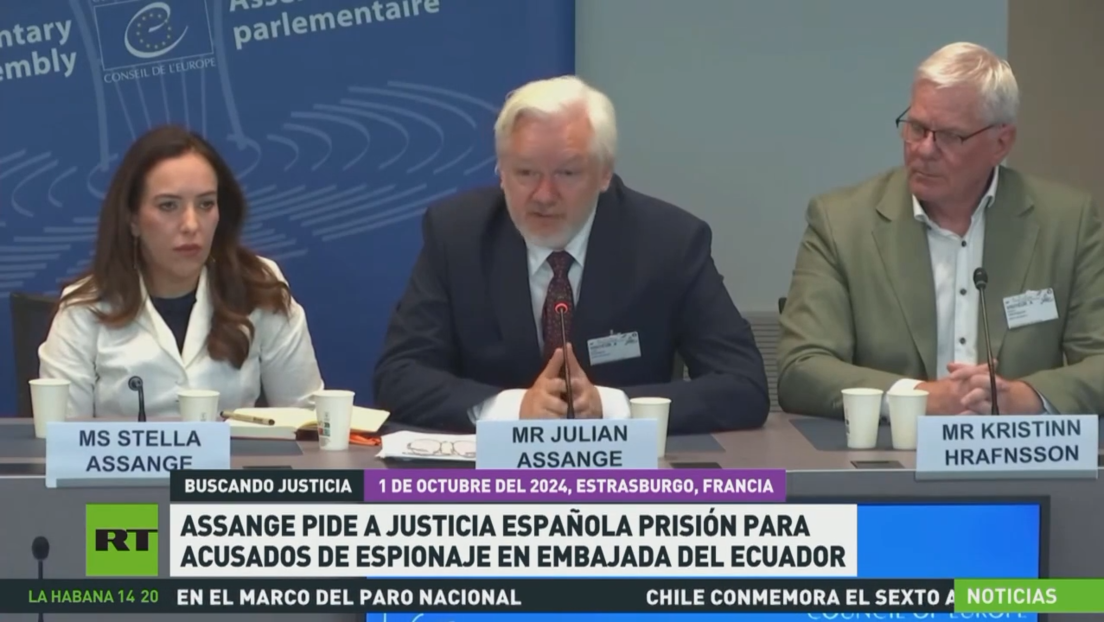 Assange pide a la Justicia española prisión para acusados de espionaje en la Embajada de Ecuador