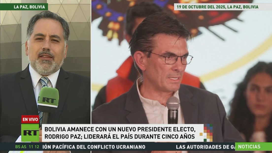 Bolivia amanece con un nuevo presidente electo, Rodrigo Paz