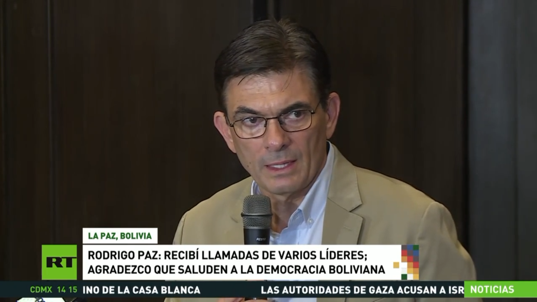 Rodrigo Paz se erige como presidente electo de Bolivia al obtener más del 54 % de votos en el balotaje