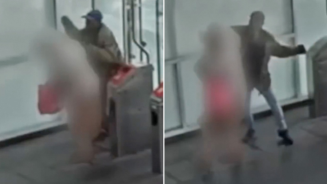 VIDEO: Anciana recibe brutal paliza en el metro por hombre que no pagó el pasaje