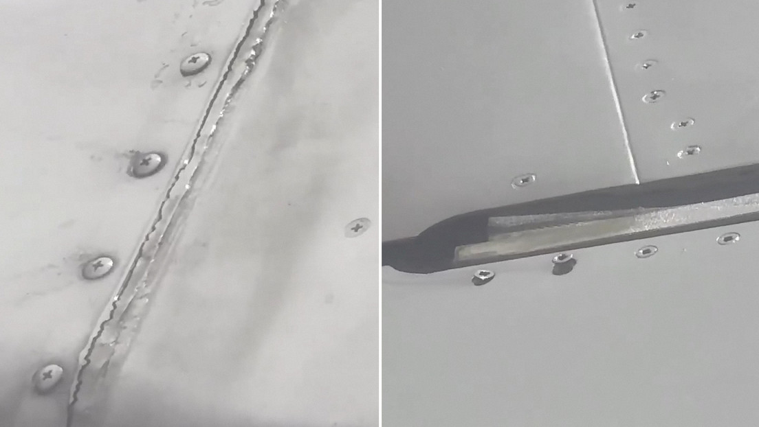 VIDEO: Pasajero descubre inquietante detalle en un Boeing en pleno vuelo