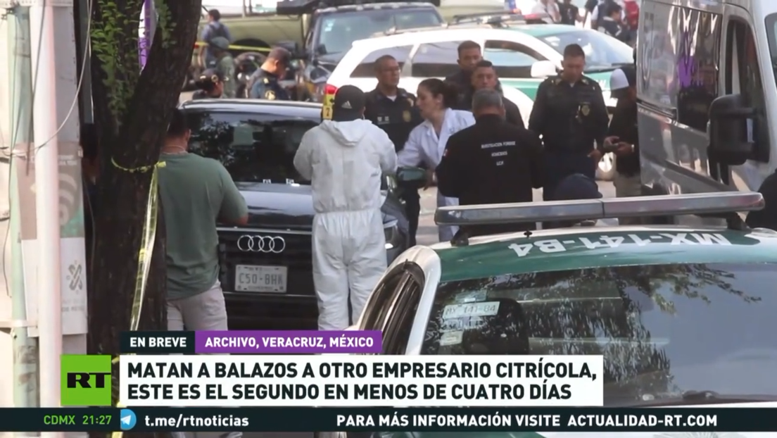 Asesinan en México a segundo empresario del sector citrícola en una semana