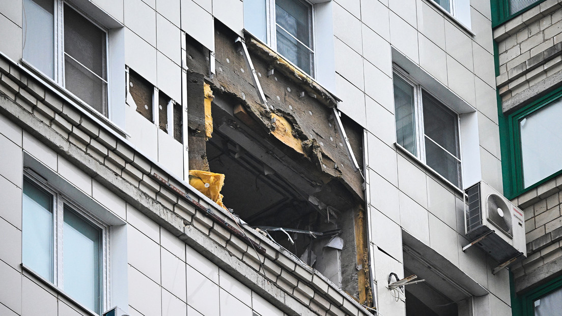 Civiles heridos en un ataque ucraniano con dron contra un edificio de apartamentos cerca de Moscú (FOTOS)