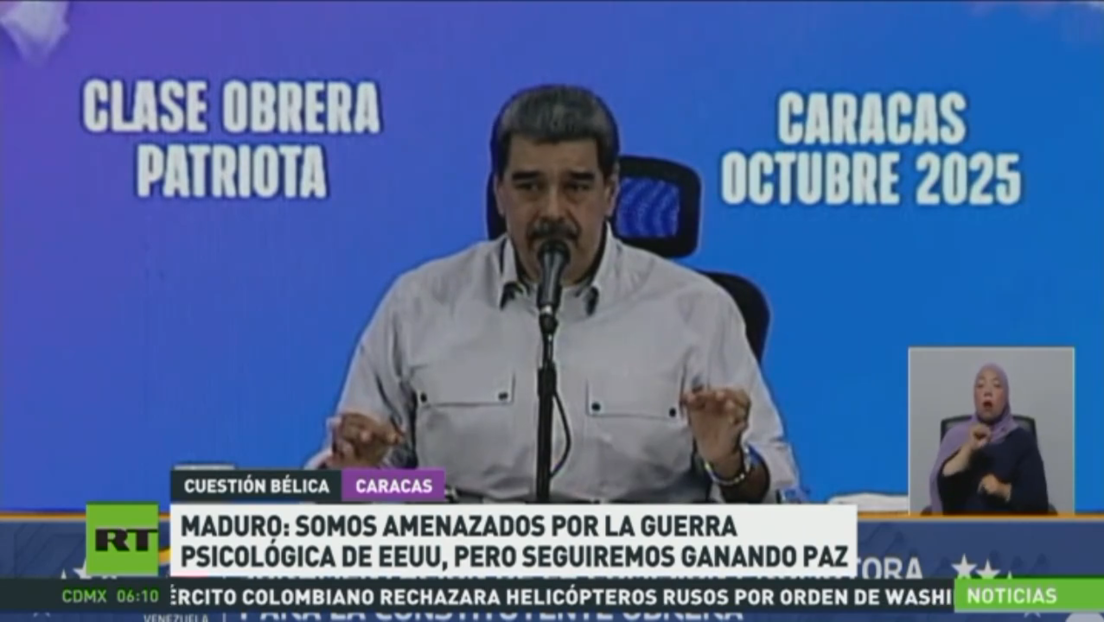 Caracas agradece ayuda militar de Moscú y otros países ante amenazas de EE.UU.