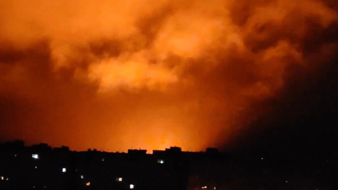 Incendios a gran escala en Kiev tras potentes ataques rusos (VIDEOS)
