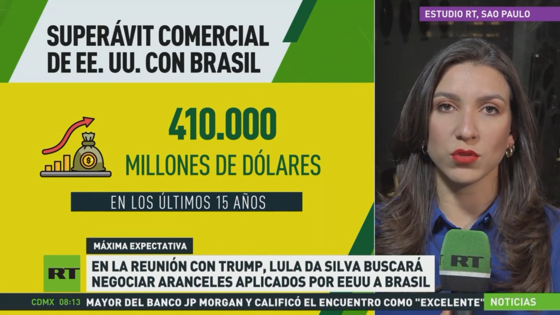Lula da Silva buscará negociar aranceles aplicados por EE.UU. a Brasil en la reunión con Trump
