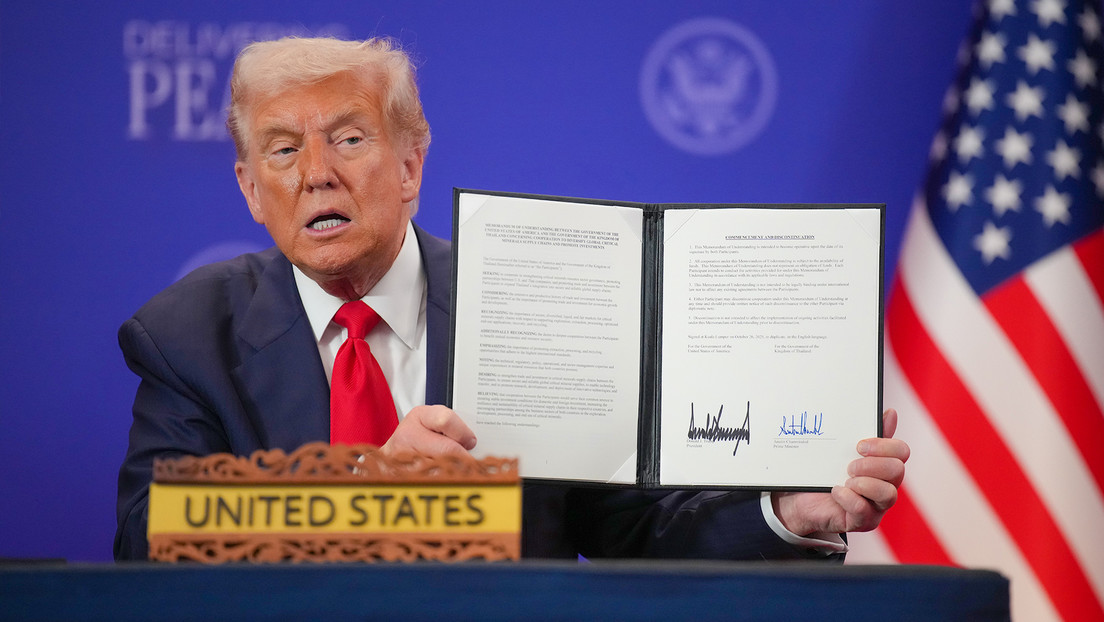 Trump anuncia la firma de "un acuerdo muy importante sobre minerales críticos" con un país asiático