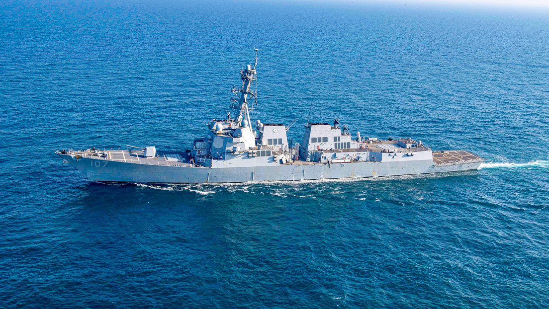 VIDEO: El destructor USS Gravely llega a un país cercano a Venezuela