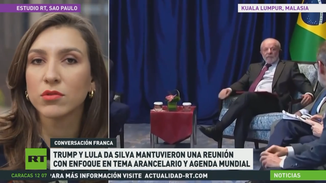 Trump y Lula mantienen una reunión con enfoque en tema arancelario y agenda mundial