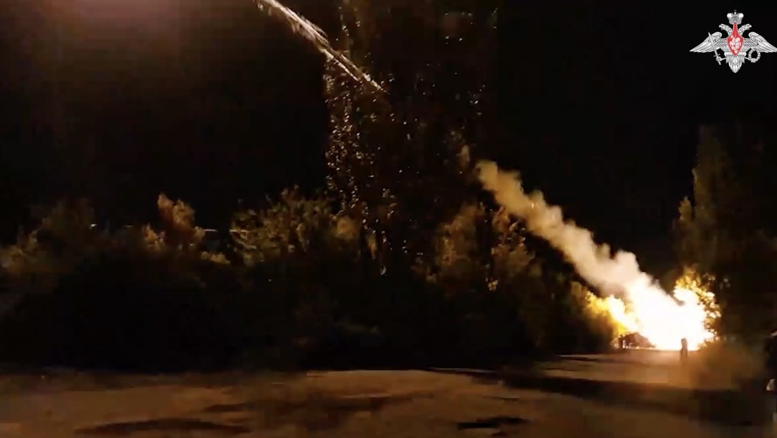 VIDEO: 'Huracán' de cohetes rusos arrasa con posiciones ucranianas