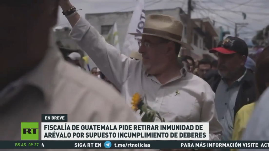 Fiscalía de Guatemala pide retirar inmunidad de Arévalo por supuesto incumplimiento de deberes