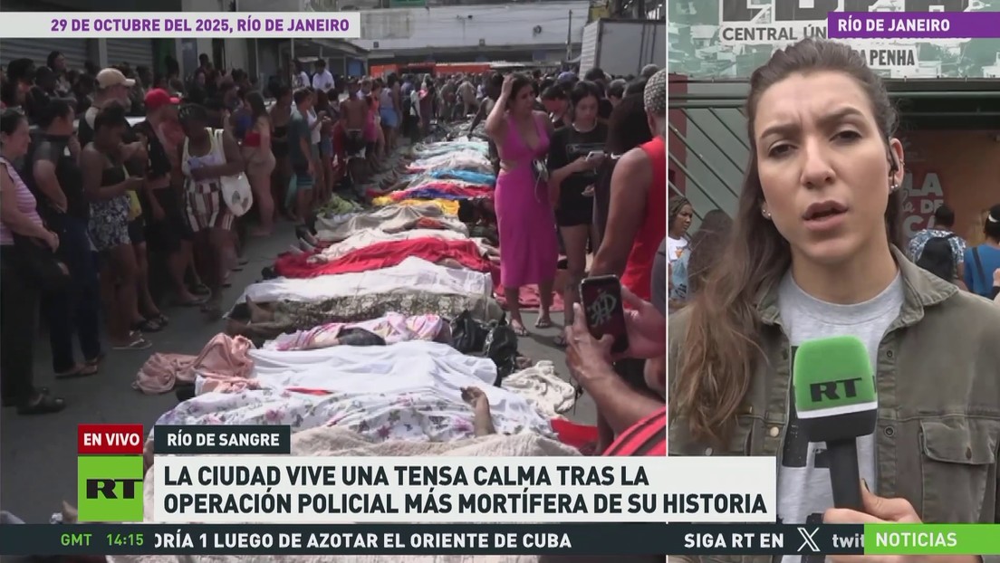 Río de Janeiro vive una tensa calma tras la operación policial más mortífera de su historia