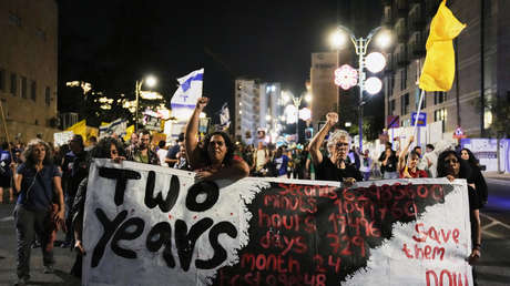 "Es ahora o nunca": protestas masivas en Tel Aviv presionan para que los rehenes sean liberados