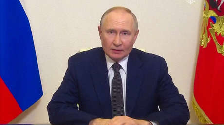 Putin dice que los intentos de atacar objetivos civiles rusos no ayudarán al régimen de Kiev