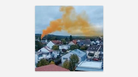 "Peligro extremo": Residentes se encierran por gas amarillento tras accidente químico en Baviera (VIDEOS)