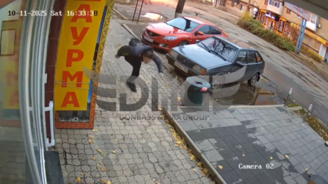 VIDEO: Ucrania ataca con un dron una zona civil en la República de Donetsk