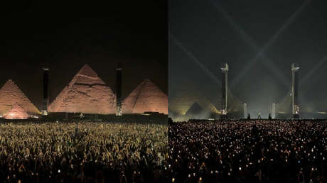 VIDEO: Pirámides de Guiza se convierten en escenario de un festival electrónico épico